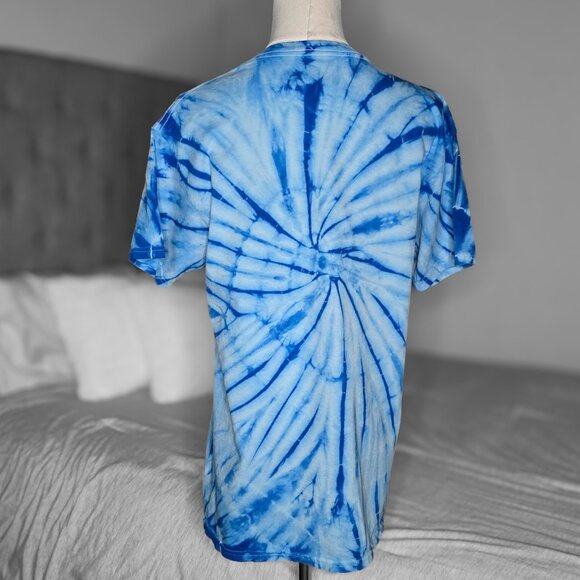 NWOT Backstreet Boys Cancun 2024 Concert Tie-Dye Short Sleeve Crewneck Tee Shirt - Picture 7 of 8